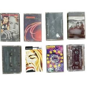 Lot of 8 vintage cassette tapes mostly 90’s